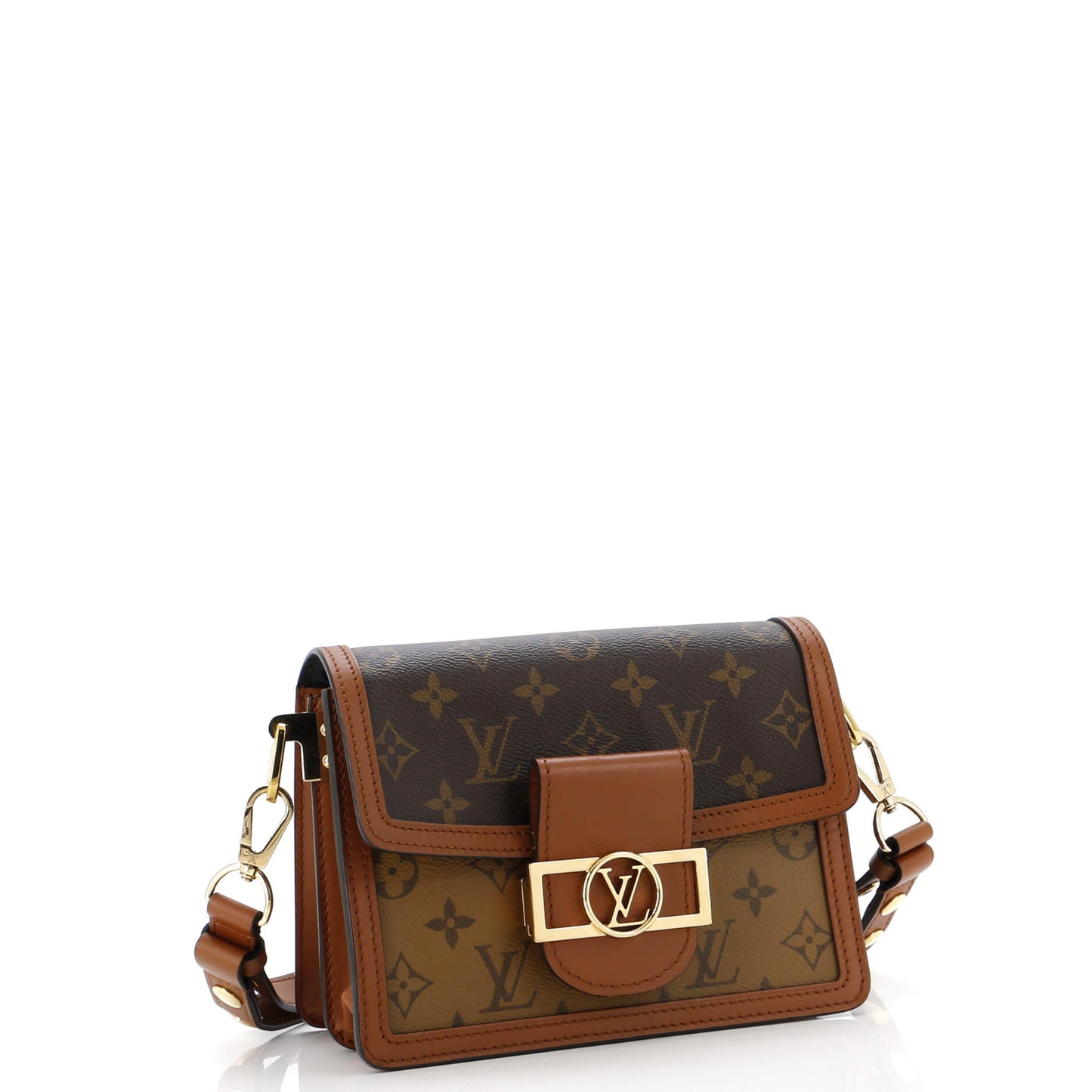 Louis Vuitton Dauphine Shoulder Bag Reverse Monogram Canvas Mini
