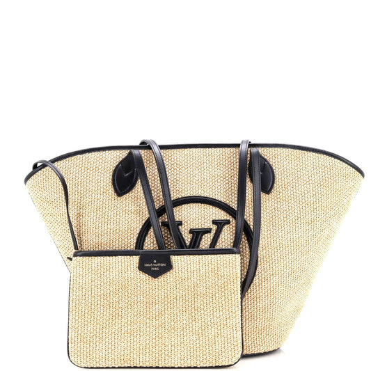 Louis Vuitton Saint Jacques NM Handbag Raffia and Leather