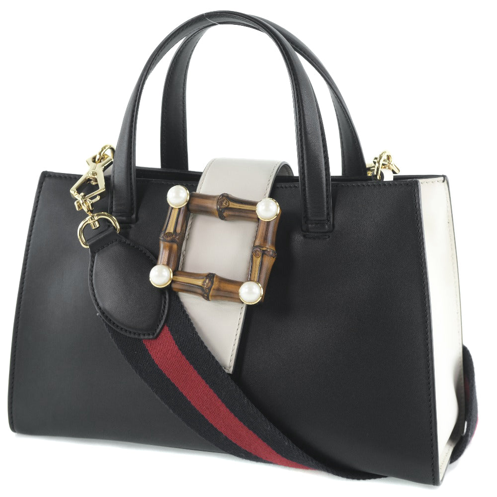 Gucci Nimfair Black Pony-Style Calfskin Handbag ( )
