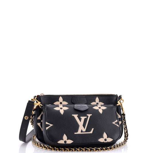 Louis Vuitton Multi Pochette Accessoires Bicolor Monogram Empreinte Giant