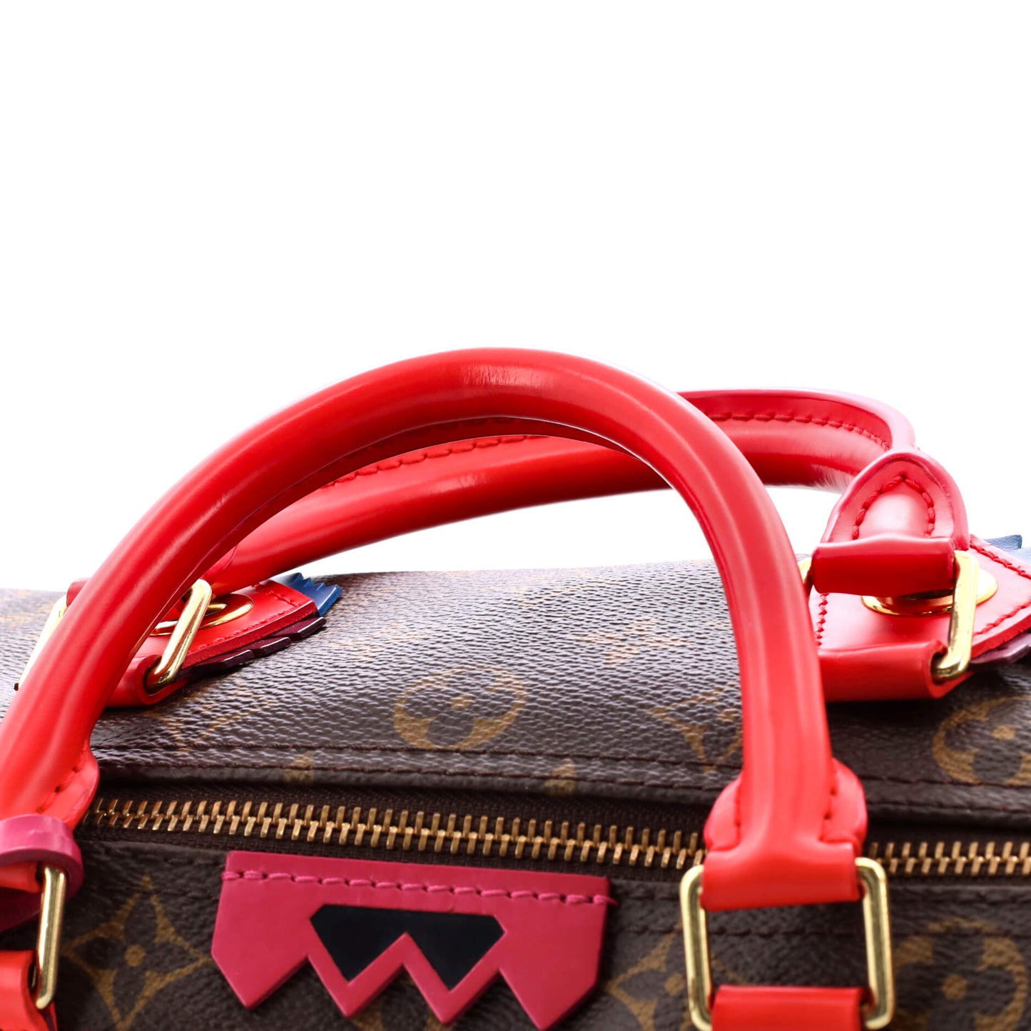Louis Vuitton Speedy Handbag Limited Edition Totem Monogram Canvas 30