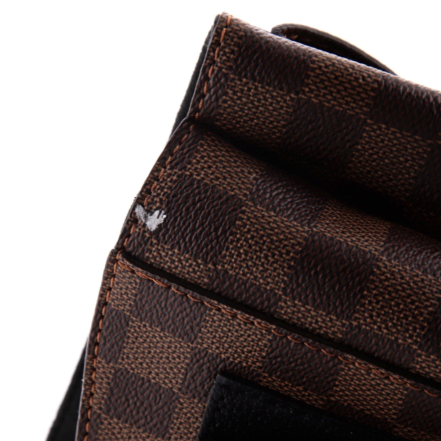 Louis Vuitton Vavin Handbag Damier with Leather PM