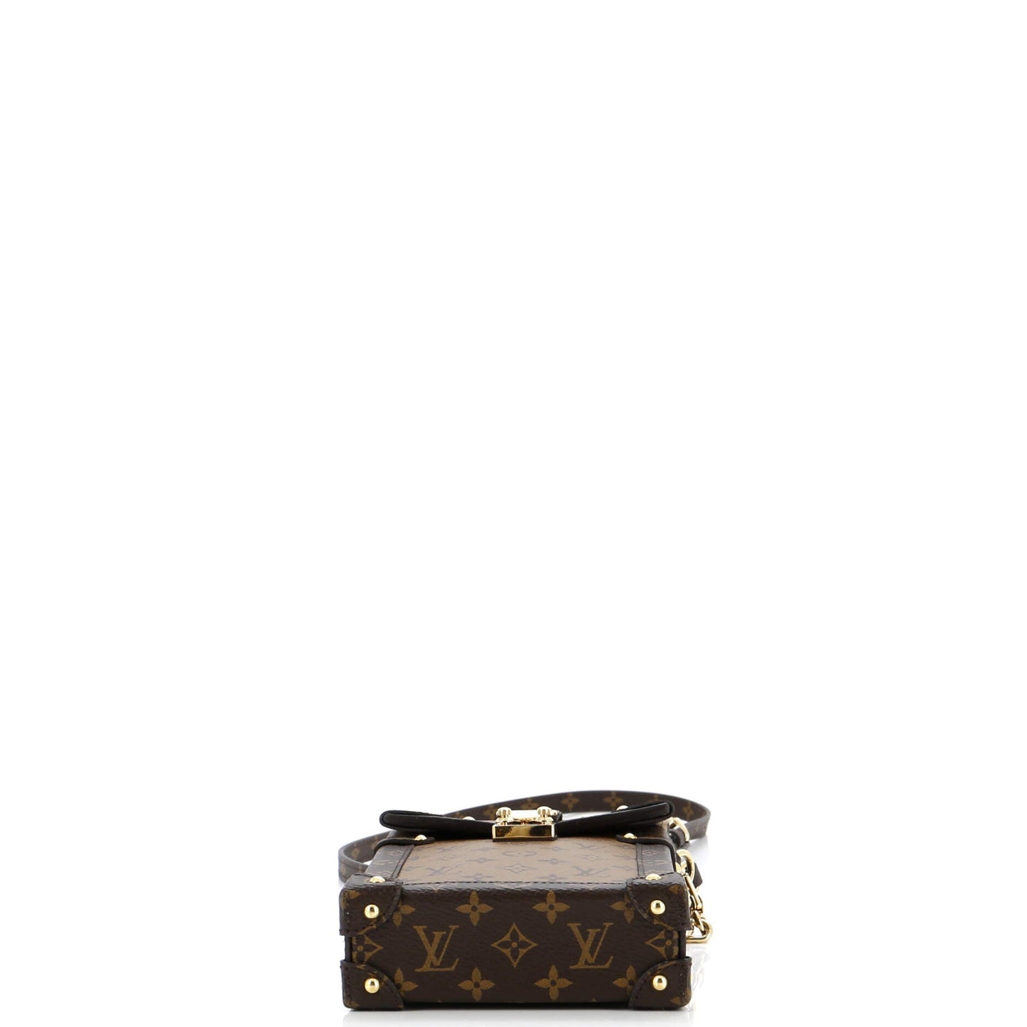 Louis Vuitton Vertical Trunk Pochette Reverse Monogram Canvas