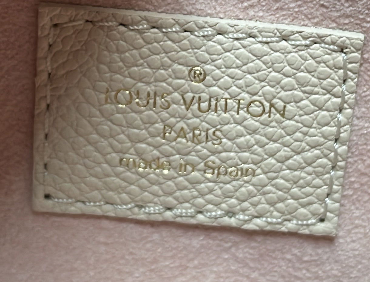 Louis Vuitton Bagatelle NM Handbag Spring in the City Monogram Empreinte Leather