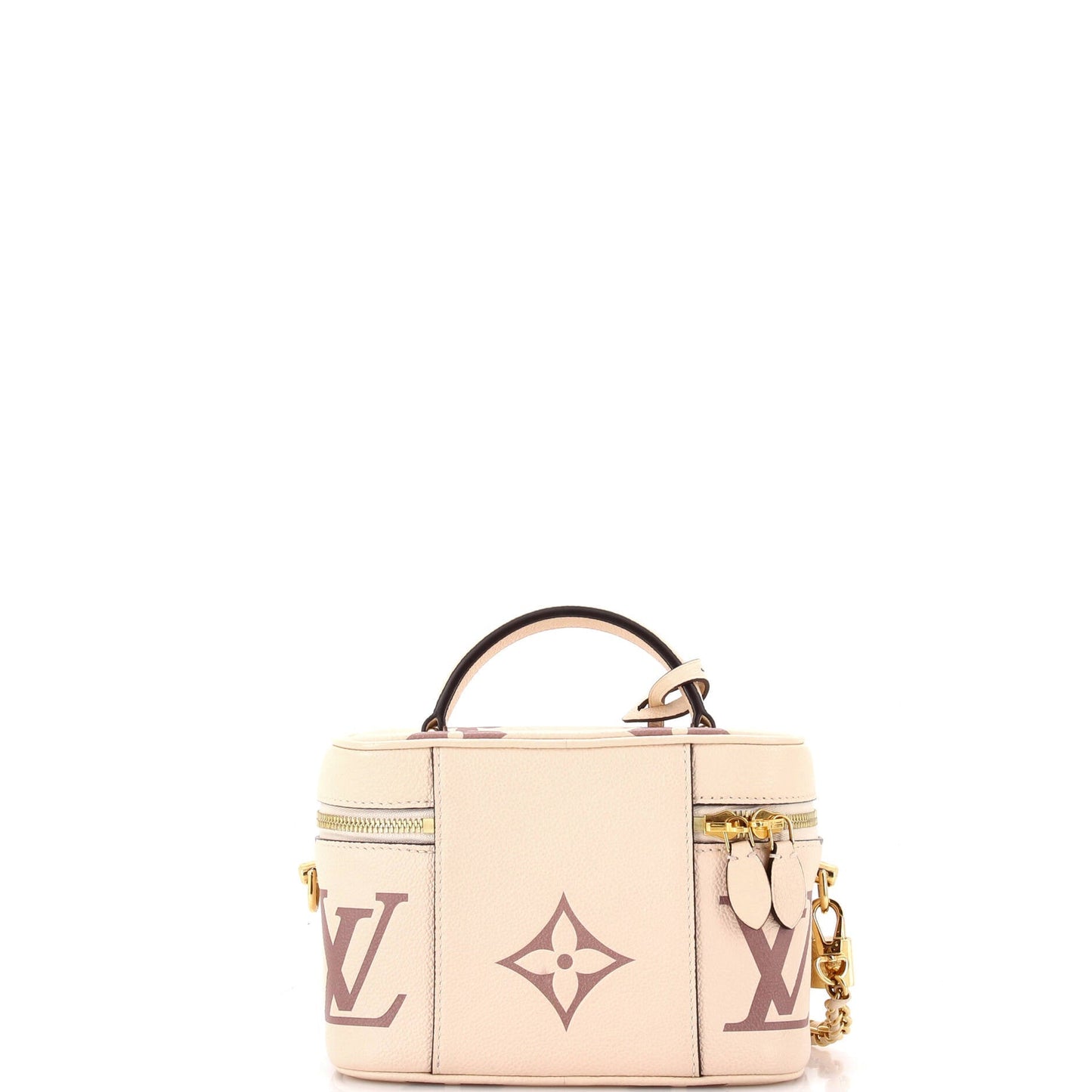 Louis Vuitton Vanity Handbag Bicolor Monogram Empreinte Giant PM