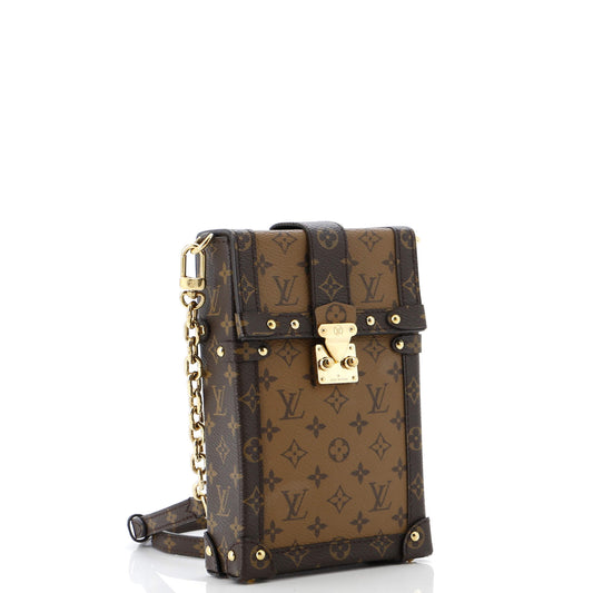Louis Vuitton Vertical Trunk Pochette Reverse Monogram Canvas