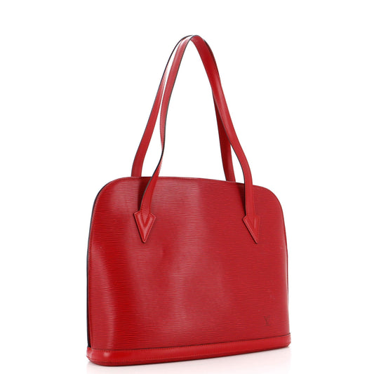 Louis Vuitton Lussac Handbag Epi Leather