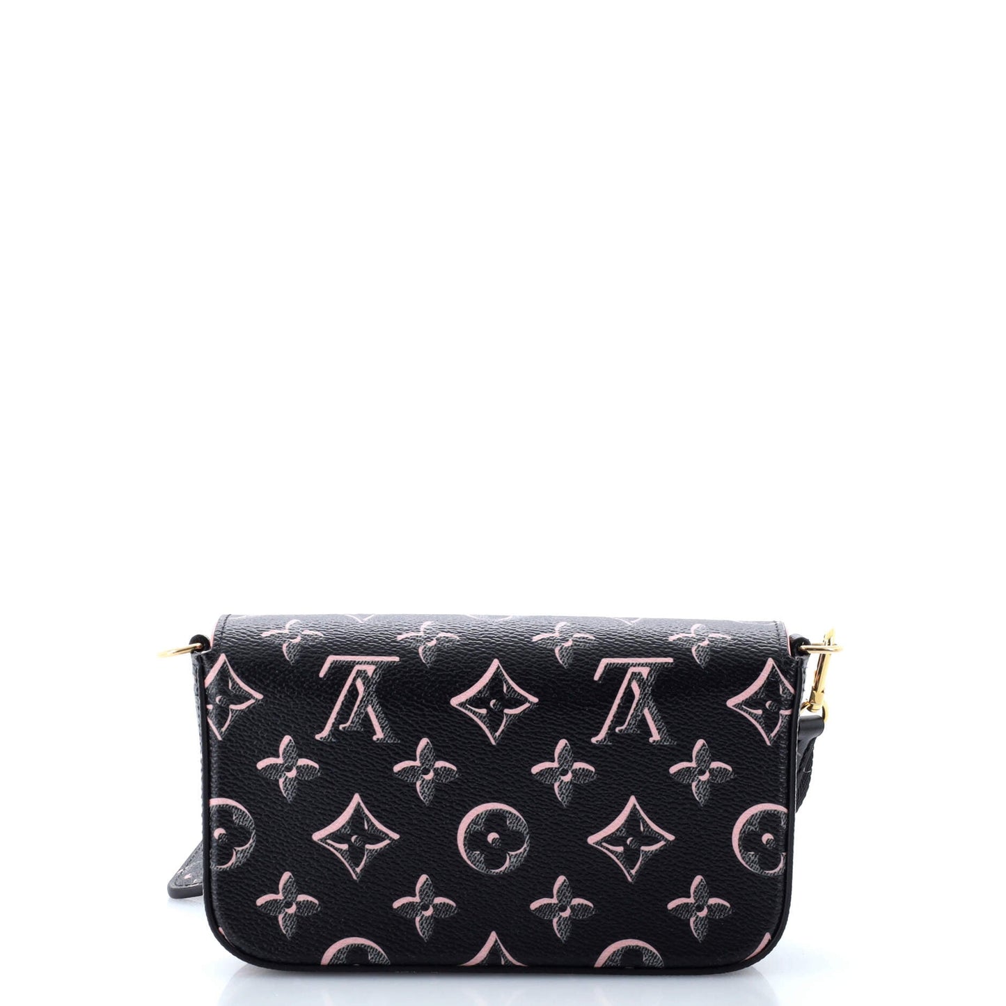 Louis Vuitton Felicie Strap & Go Handbag Fall for You Monogram Canvas