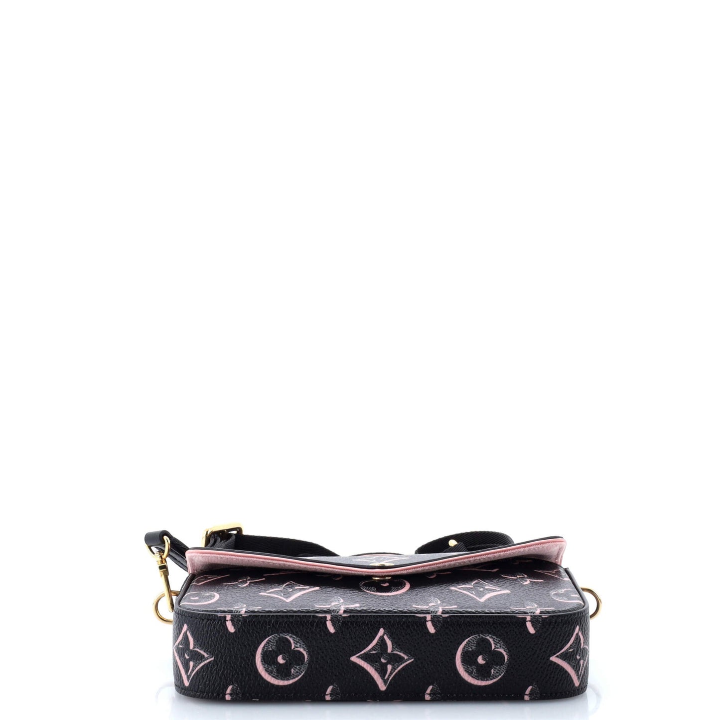 Louis Vuitton Felicie Strap & Go Handbag Fall for You Monogram Canvas