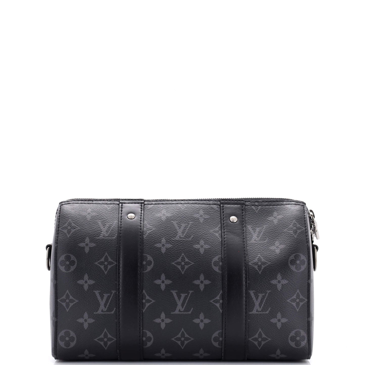 Louis Vuitton Keepall Bandouliere Bag Reverse Monogram Eclipse Canvas 25