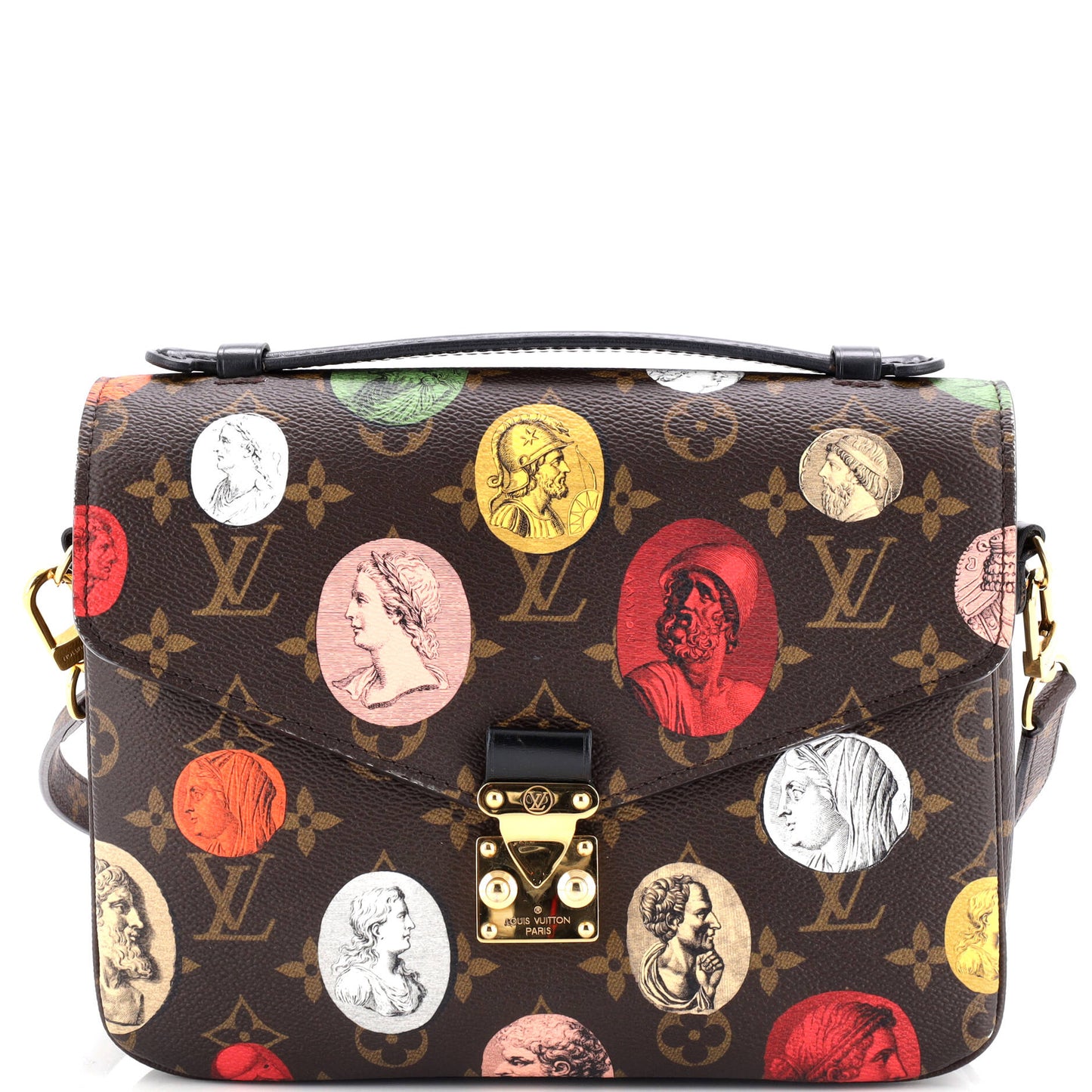 Louis Vuitton Pochette Metis Limited Edition Fornasetti Cameo Monogram Canvas