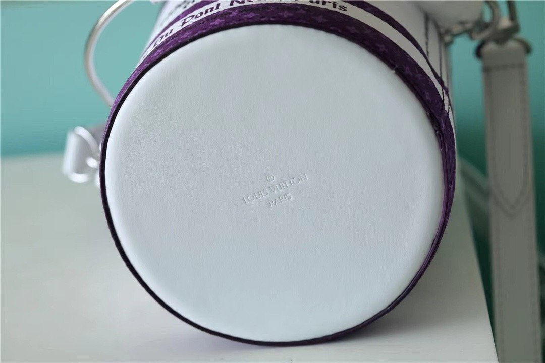 Top Quality Paint Can Coated Canvas By Virgil Ablohs PurpleFor Women, Womens Bags, Shoulder And Crossbody Bags 6.7in/17cm Top Quality M81591