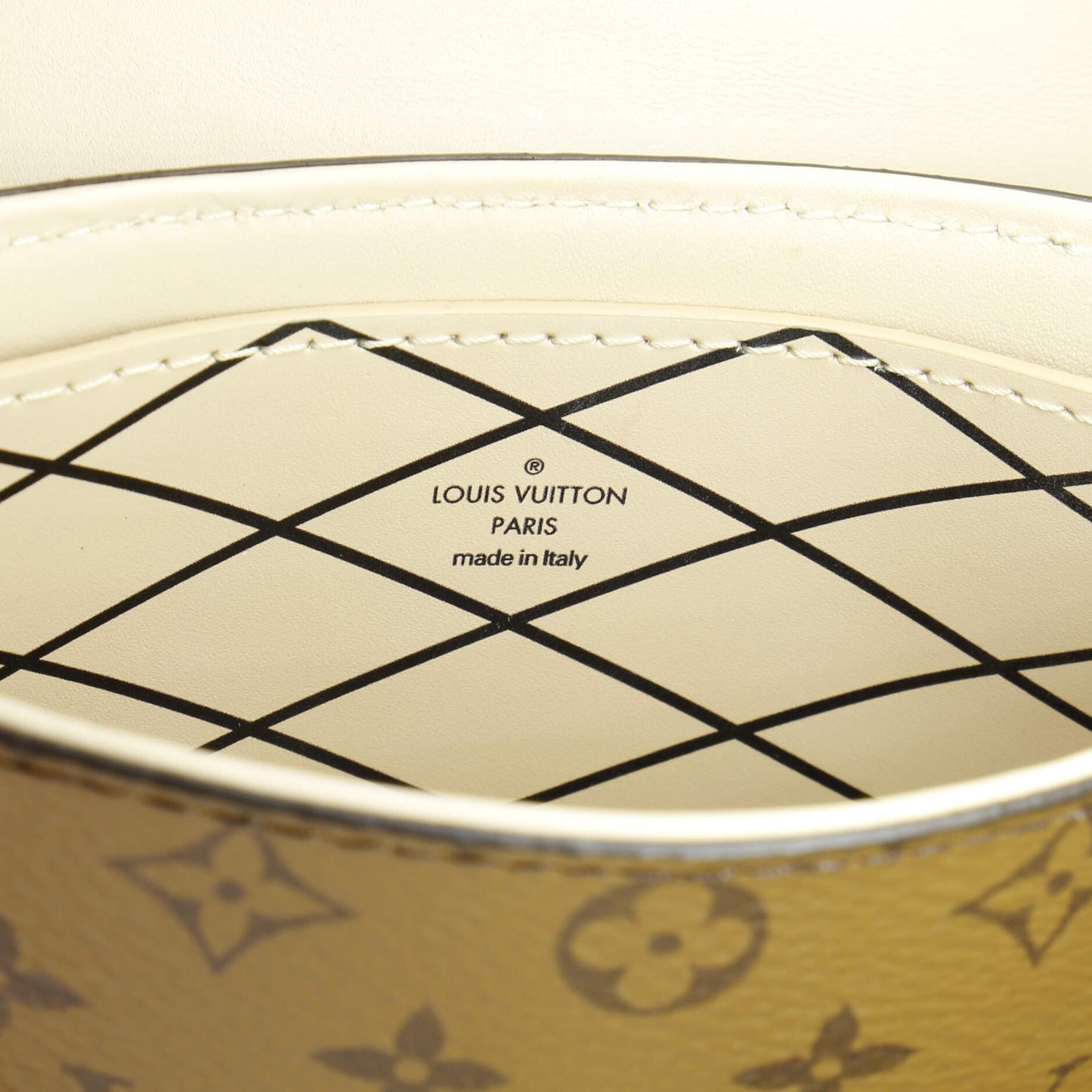 Louis Vuitton Vertical Trunk Pochette Reverse Monogram Canvas