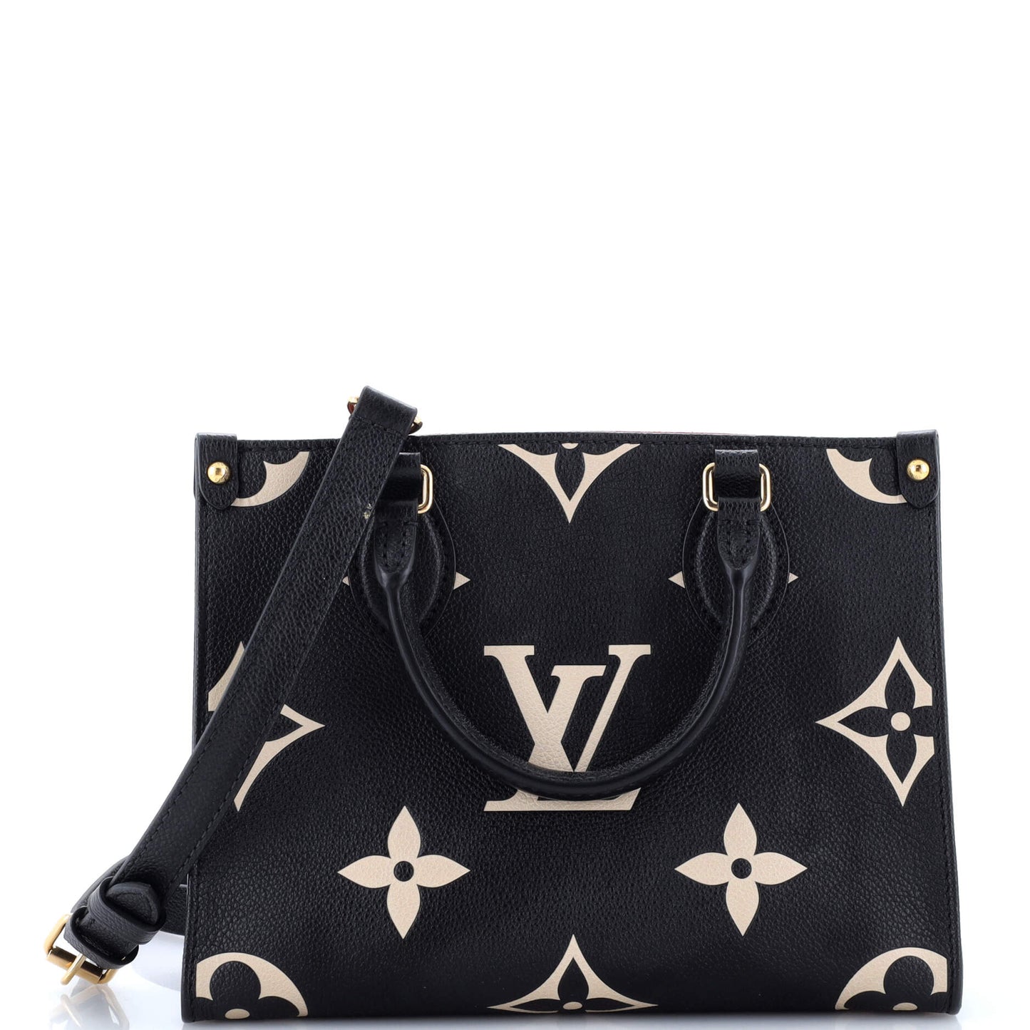 Louis Vuitton OnTheGo Tote Bicolor Monogram Empreinte Giant PM