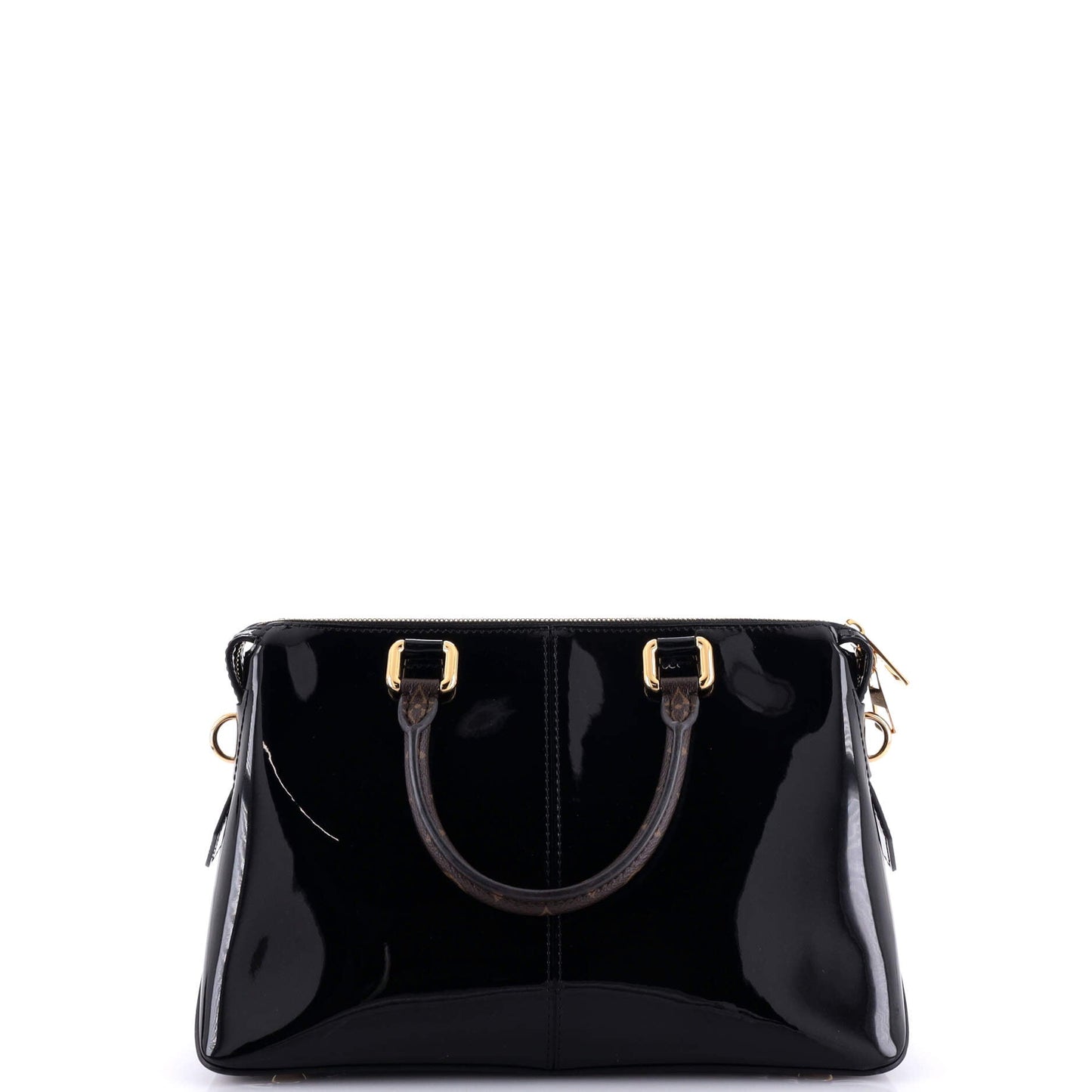 Louis Vuitton Miroir Handbag Vernis with Monogram Canvas