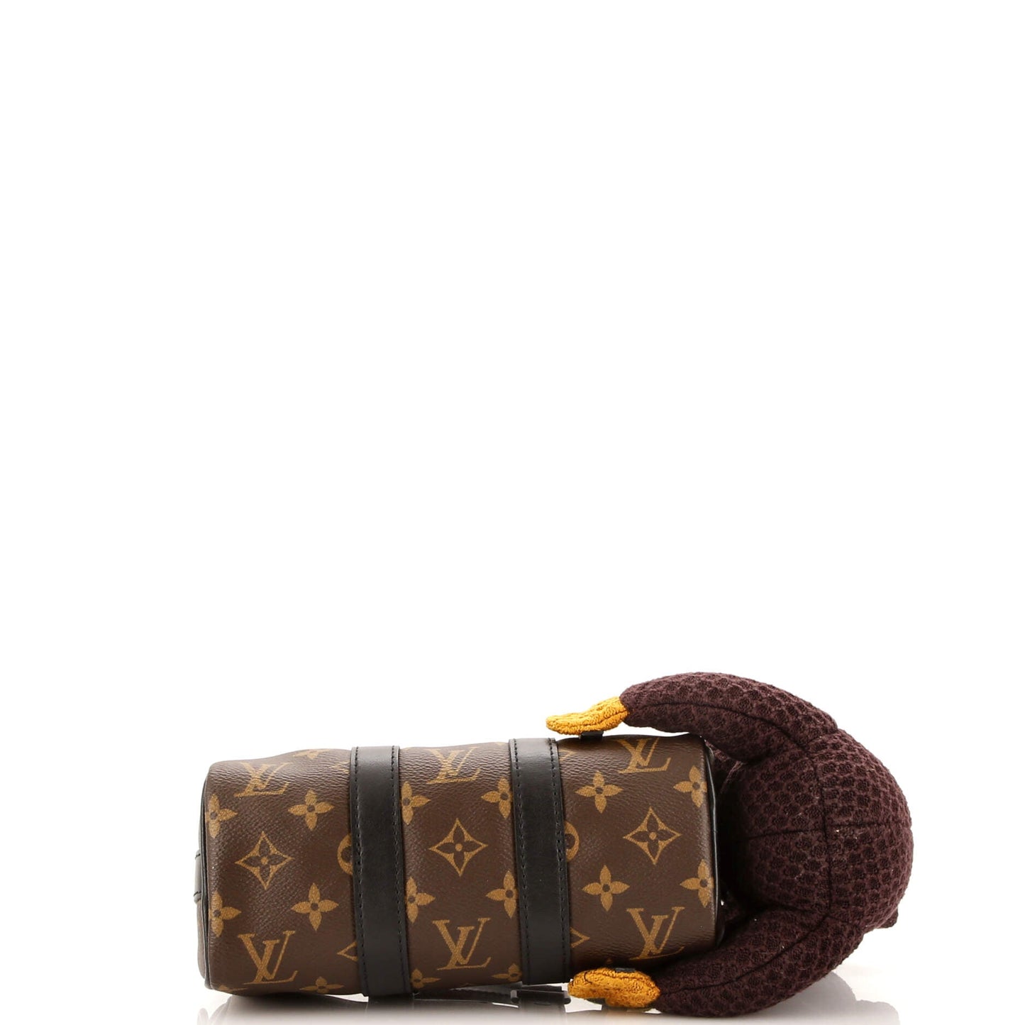 Louis Vuitton Keepall Bandouliere Bag Monogram Canvas with LV Friends Plush Monkey XS