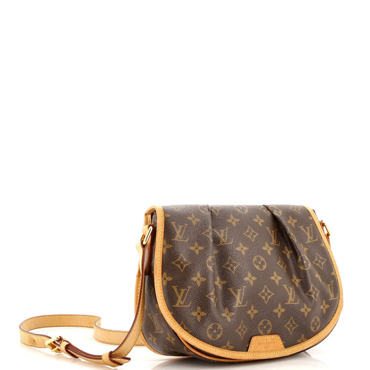 Louis Vuitton Menilmontant Handbag Monogram Canvas PM