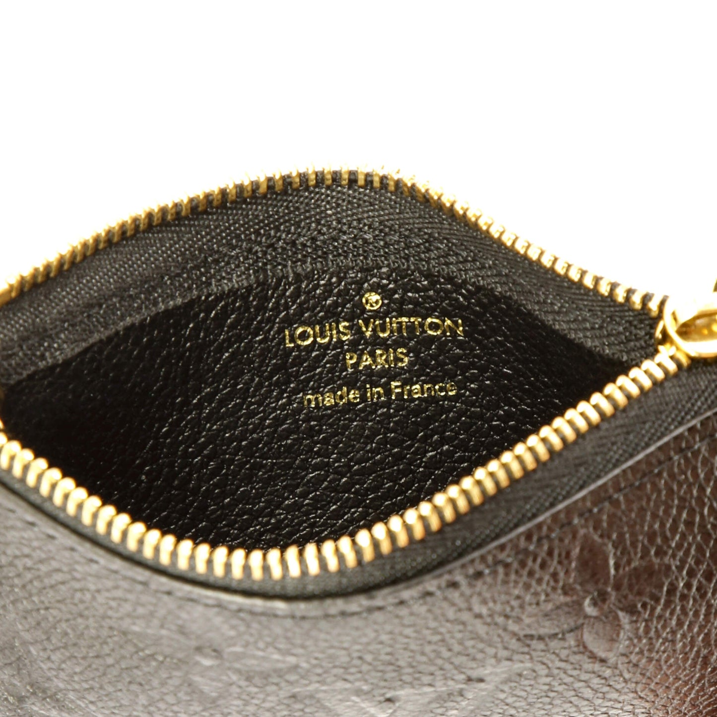 Louis Vuitton Zip Key Pouch Monogram Empreinte Leather