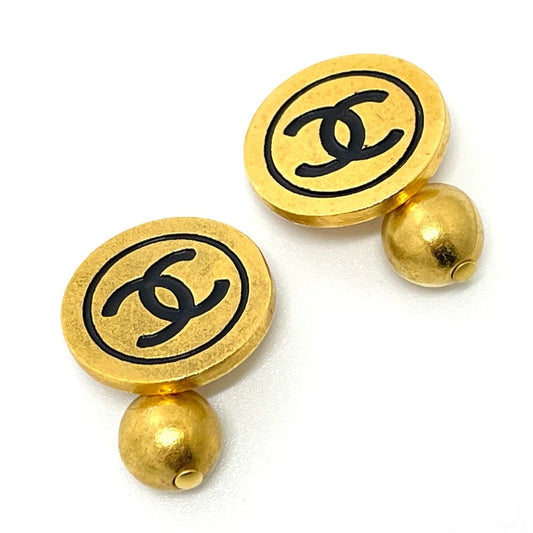 CHANEL cuffs metal gold CCCOCO Mark 93A   Women