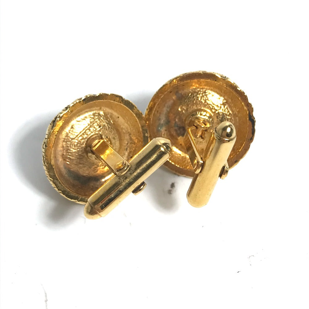 CHANEL cuffs metal gold   Fake pearl mens