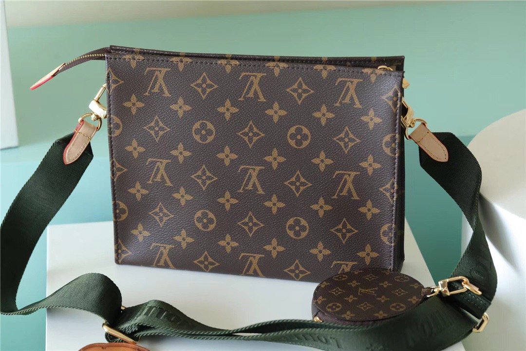 Top Quality Pochette Double Monogram Canvas For Women, Womens Bags, Shoulder And Crossbody Bags 10.2in/26cm Top Quality