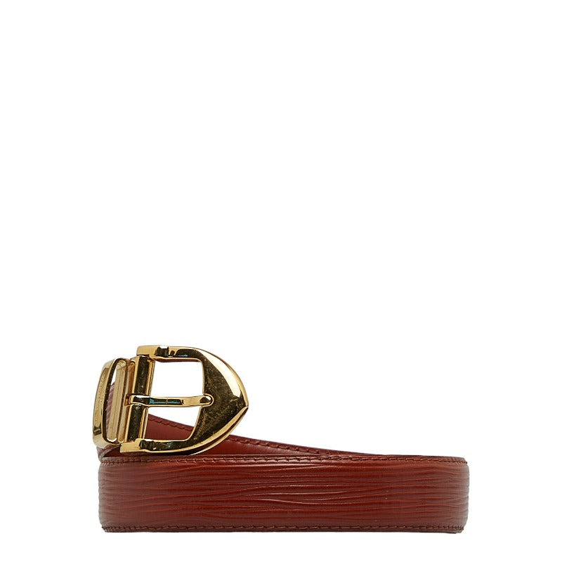 Louis Vuitton Epic Sanctuary Classic Belt R15003 Kenyan Brown Leather  Louis Vuitton
