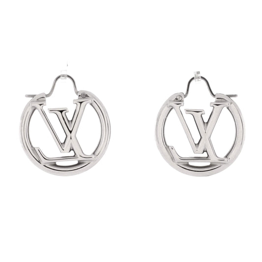 Louis Vuitton Louise Hoop Earrings Metal PM