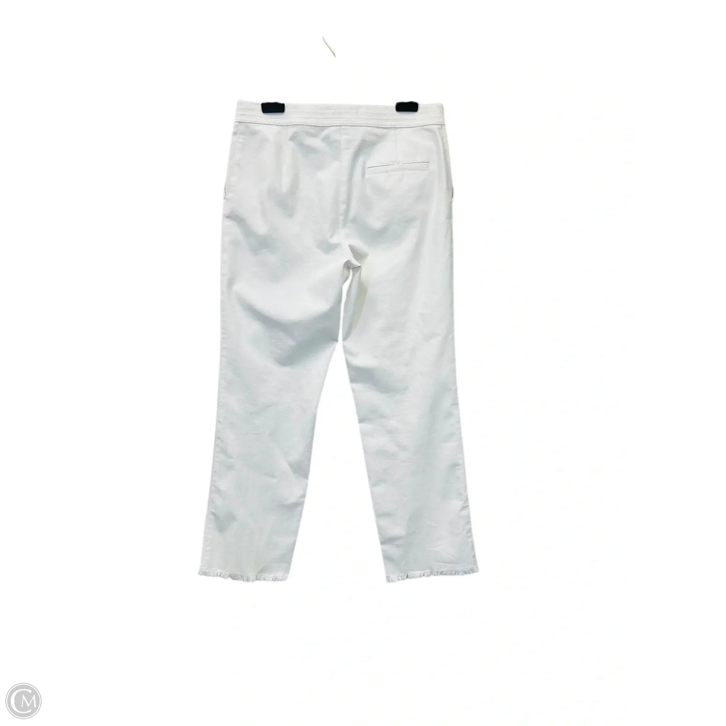 FLASH 25% off - Pants Luxury Designer By Chanel In White, Size: 8