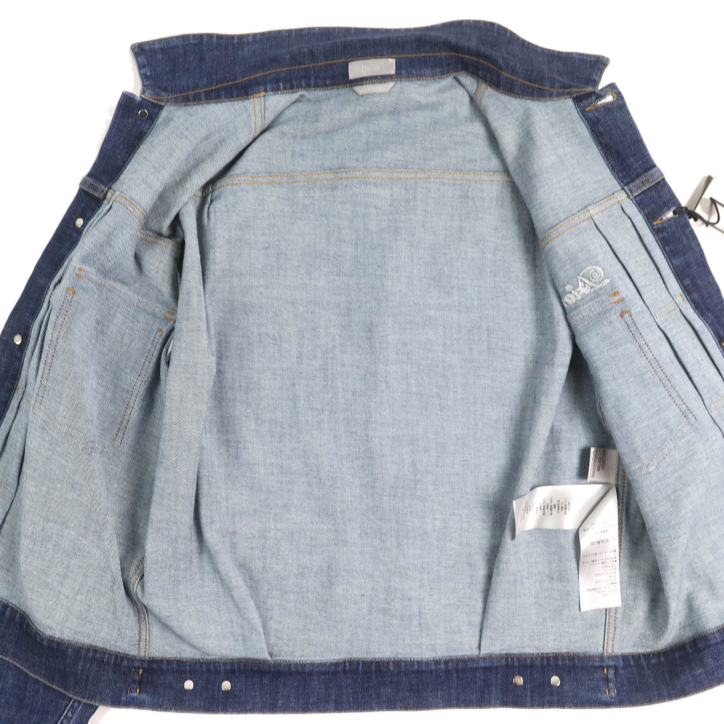 Dior×Kenny Scharf Playing Cards Cotton Polyester Denim Jacket