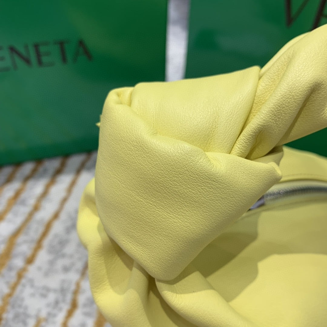 Top Quality Double Knot Bag For Women 11.8in/30cm In Yellow