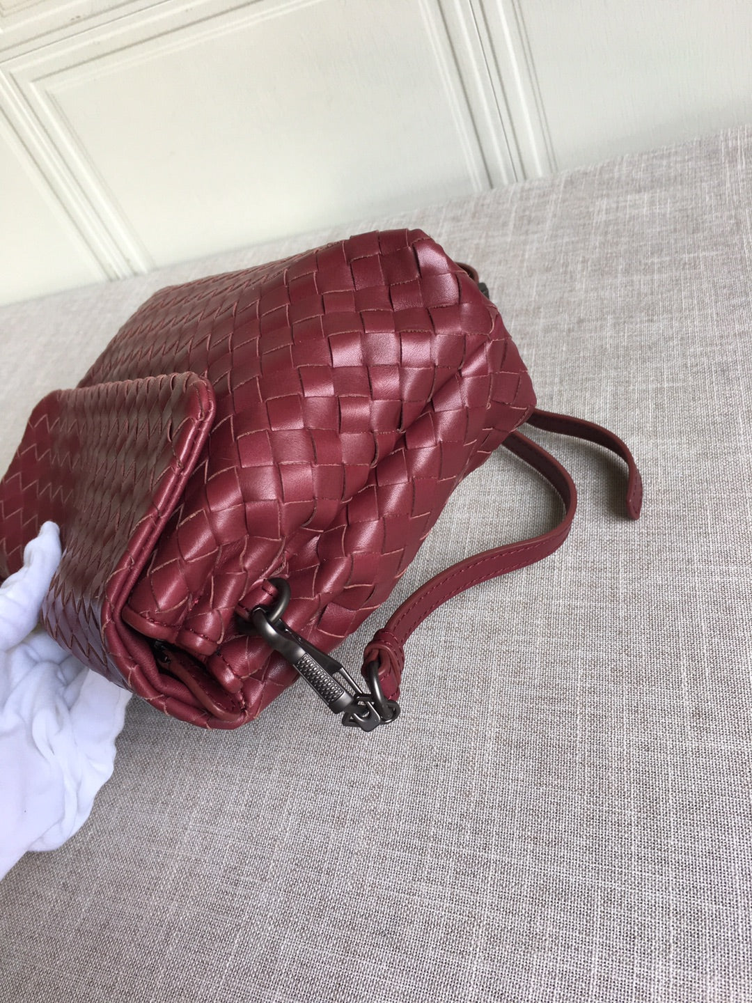 Top Quality Classic Intrecciato Red, For Women, Women’s Bags 8.9in/22.5cm