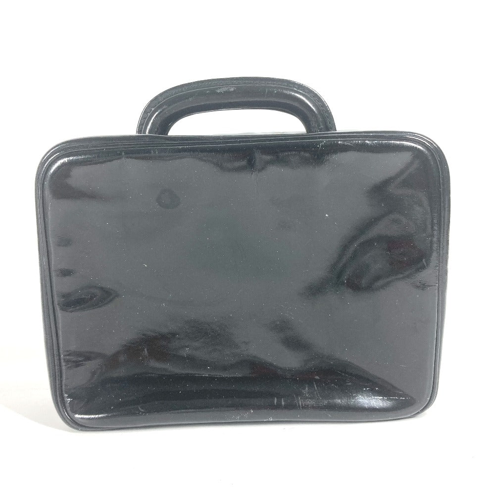 CHANEL Vanity bag enamel black   CC COCO Mark Women