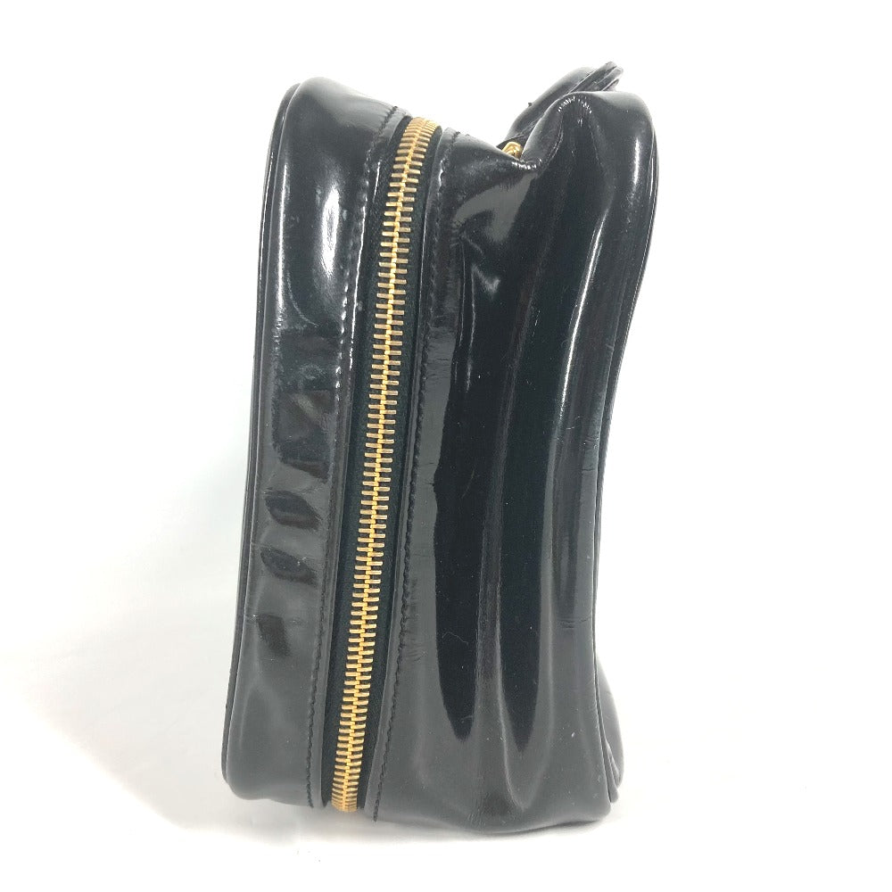 CHANEL Vanity bag enamel black   CC COCO Mark Women