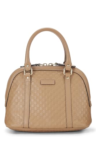 Gucci, Beige Microguccissima Leather Nice Dome Bag Mini, Beige