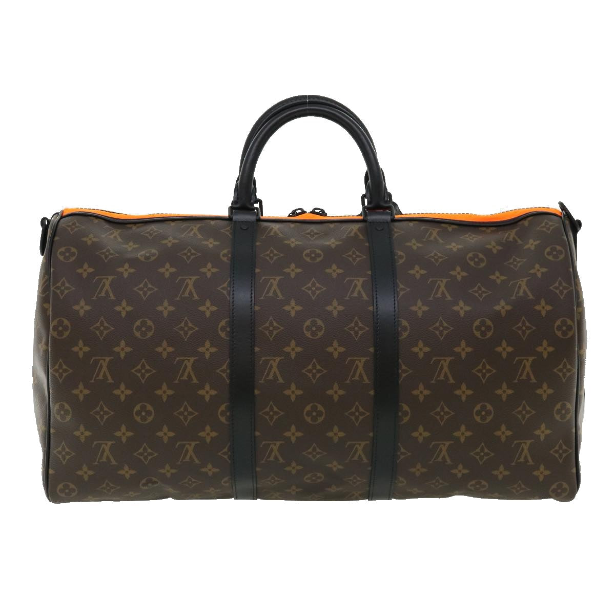 LOUIS VUITTON Cartoon Virgil Keepall Bandouliere50 Boston Bag M45616 Auth 31893A