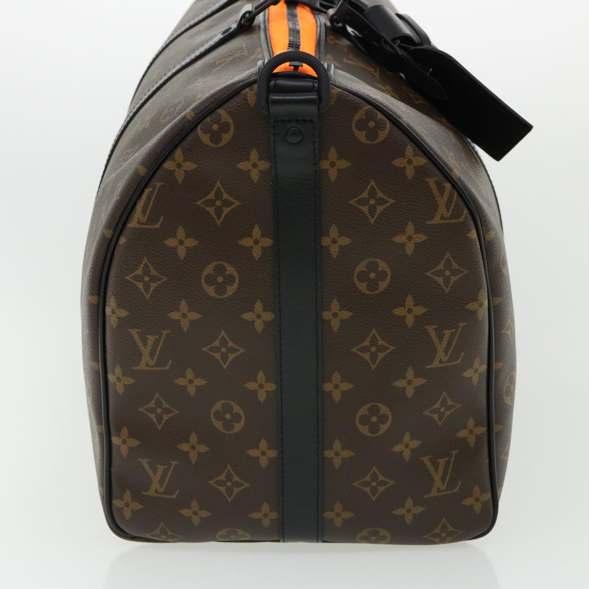LOUIS VUITTON Cartoon Virgil Keepall Bandouliere50 Boston Bag M45616 Auth 31893A