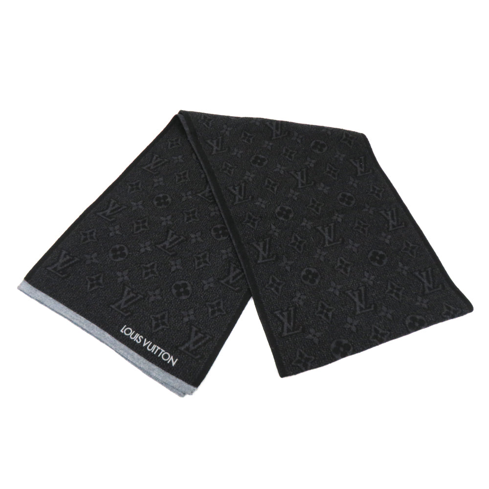 Louis Vuitton M73468 Black Gr Wool Small  M73468 Black Gray Wave