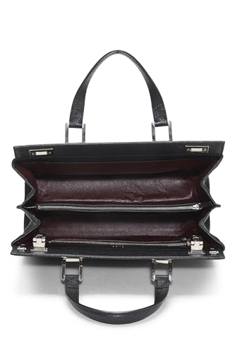 Gucci, Black Leather Zumi Top Handle Bag Medium, Black
