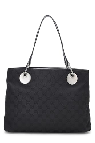 Gucci, Black GG Canvas Eclipse Tote, Black