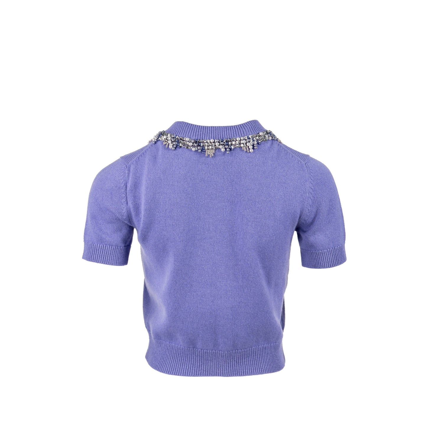 Chanel size 34 22P Cardigan cashmere Lilac