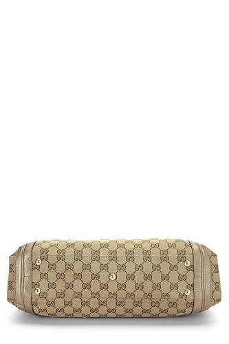 Gucci, Gold Original GG Canvas Bella Tote, Gold