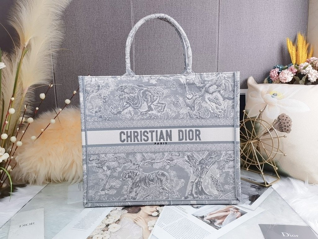 Top Quality Large Book Tote White Multicolor, For Women, Womens Handbags 16.5in/42cm CD