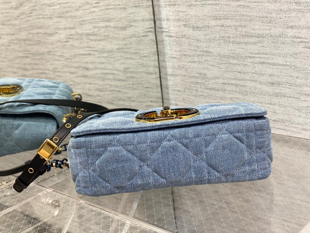 Top Quality MeTop Qualityum Caro Bag Blue , For Women, Womens Handbags 25.5cm/10in CD M9242WTJF_M928