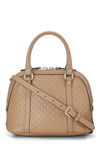 Gucci, Beige Microguccissima Leather Nice Dome Bag Mini, Beige