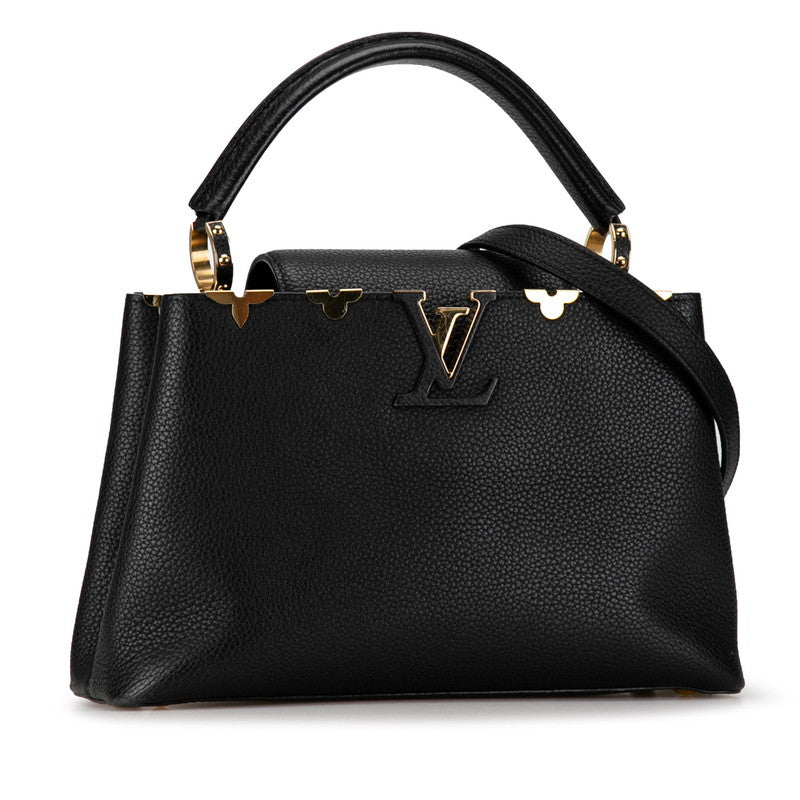 Louis Vuitton MM Handbag 2WAY M54663 Black G Leather  Louis Vuitton