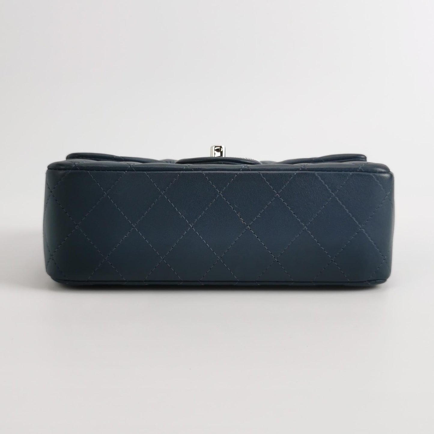 Chanel Classic Flap Rectangular Mini Navy Lambskin, 2019