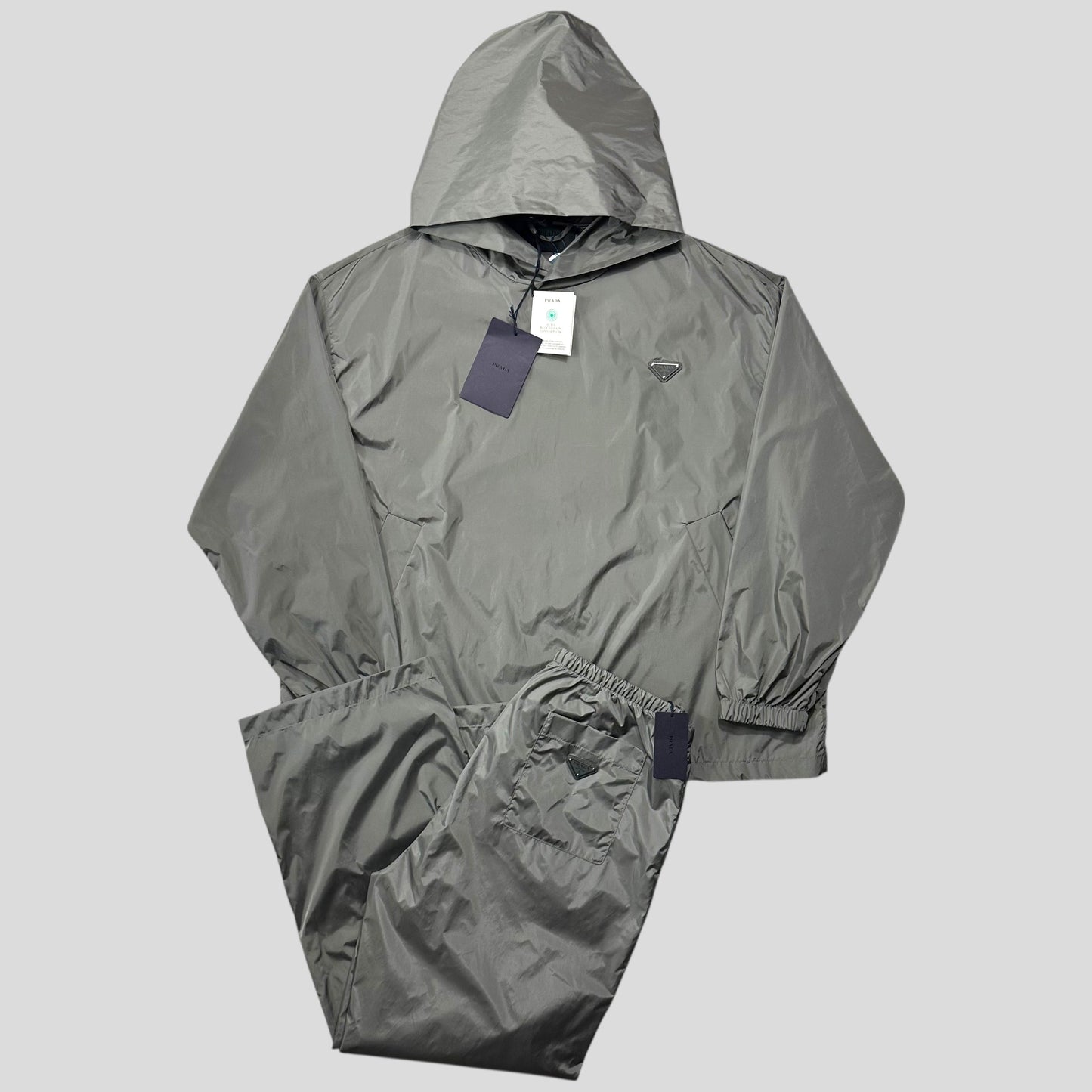 Prada 2024 Light Technical Nylon Smock Jacket + Tro rs - L-XXL+