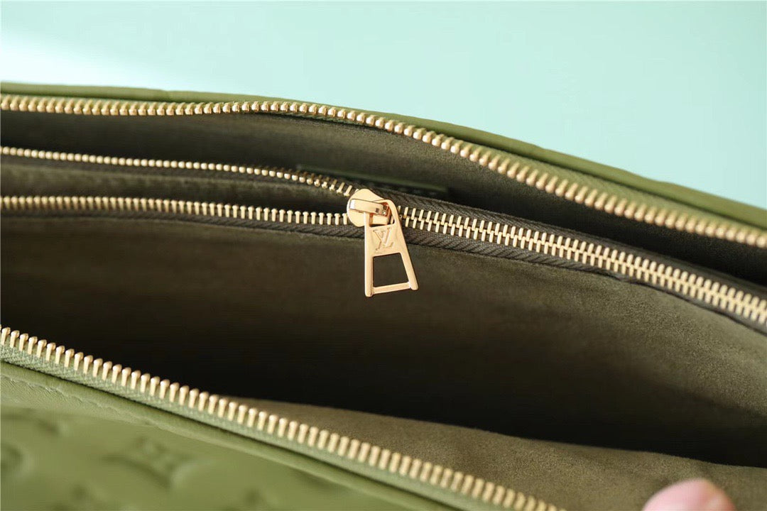 Top Quality Coussin MM Monogram Khaki For Women, Womens Handbags, Shoulder And Crossbody Bags 13.4in/34cm Top Quality M20568
