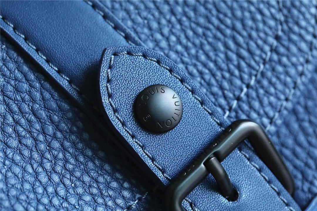 Top Quality Christopher XS Taurillon Blue For Men, Bags, Shoulder And Crossbody Bags 7.7in/19.5cm Top Quality
