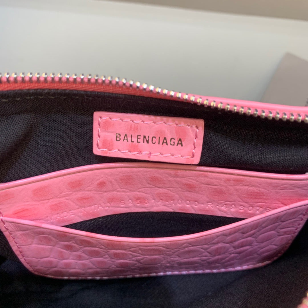 Top Quality Le Cagole Mini Bag With Chain In Pink, For Women,  Bags 8.2in/21cm